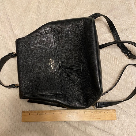 Kate Spade Black Hayes Medium Backpack and card wallet - Picture 8 of 8